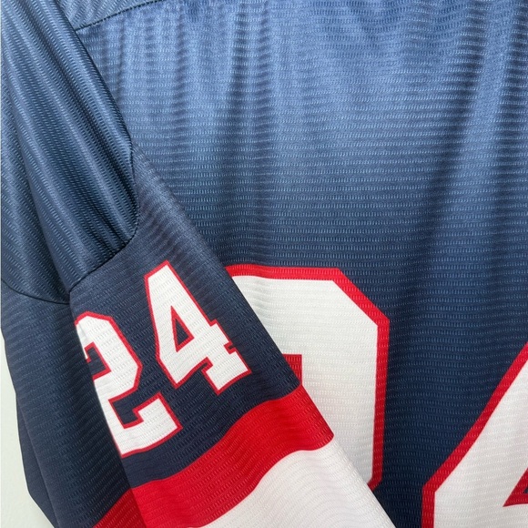 Nationals Oversized Tie Front Long Sleeve Jersey - Picture 7 of 7